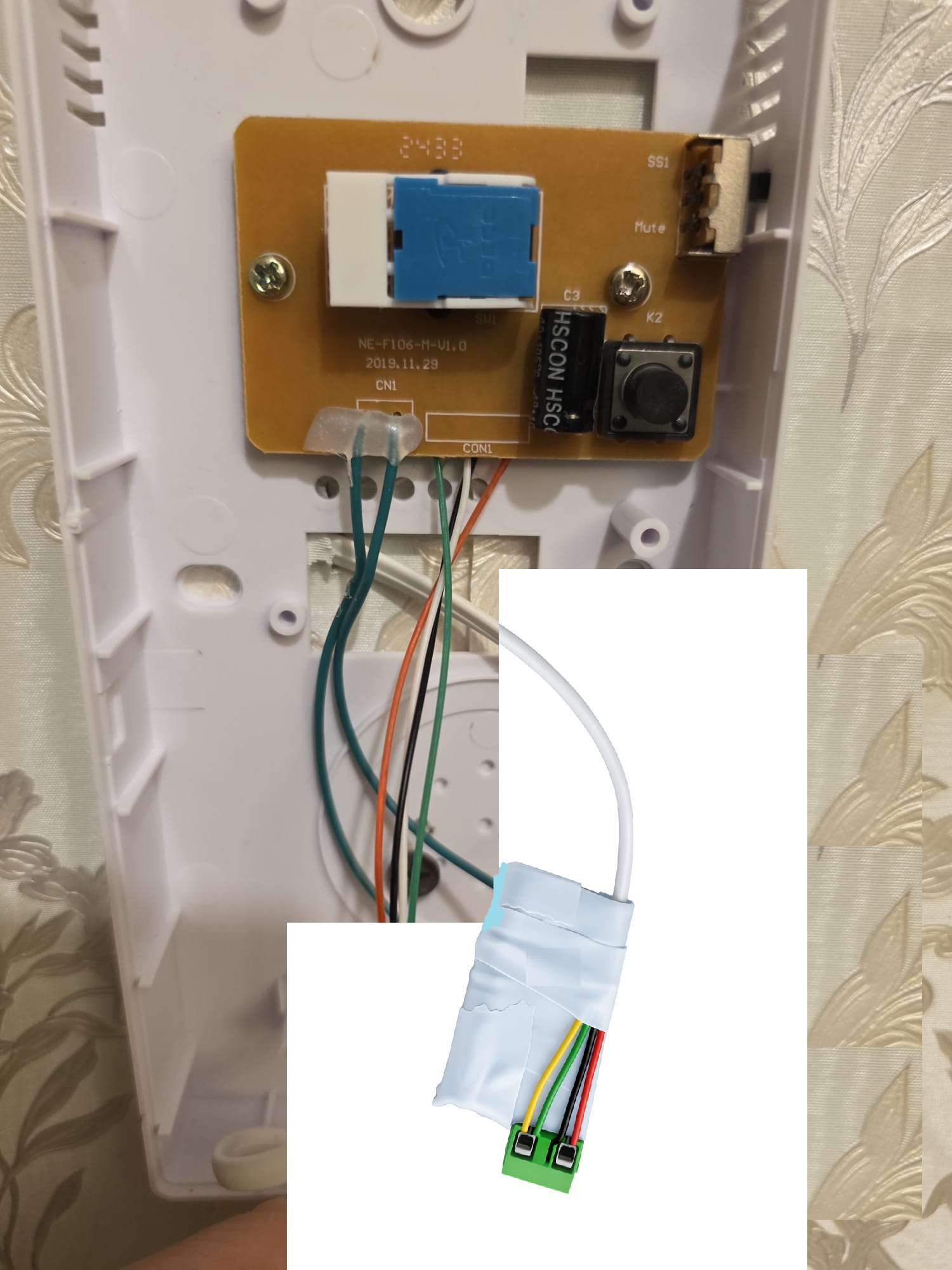 Montaj final modul conectat